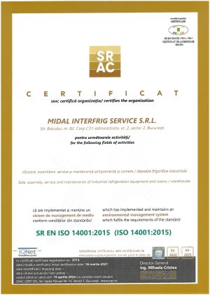 Midal certificare sistem frig comercial si industrial ISO 14001_page-0001