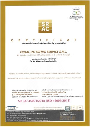 Midal certificare sistem frig comercial si industrial ISO 45001_pages-0001